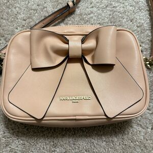 Karl Lagerfeld Blush Pink Crossbody Bag